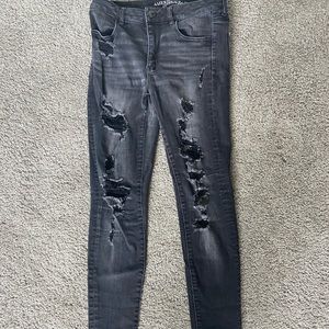 AE super super stretch hi rise jegging